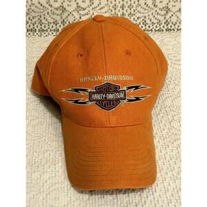 Harley Davidson Big Aruba N.V. Orange Color VF Imagewear,Cap one size fits most